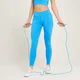 Leggings sportivi MP Linear Mark da donna - Azzurro brillante