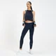 Canotta corta sportiva MP Infinity Mark da donna - Blu petrolio