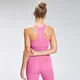 Reggiseno sportivo con stampa MP Repeat Mark da donna - Rosa