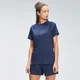 T-shirt sportiva con stampa MP Repeat Mark da donna - Blu petrolio