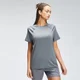 T-shirt sportiva con stampa MP Repeat Mark da donna - Carbone