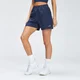Pantaloncini sportivi con stampa MP Repeat Mark da donna - Blu petrolio