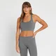 Reggiseno sportivo con design a vogatore MP Repeat - Carbone