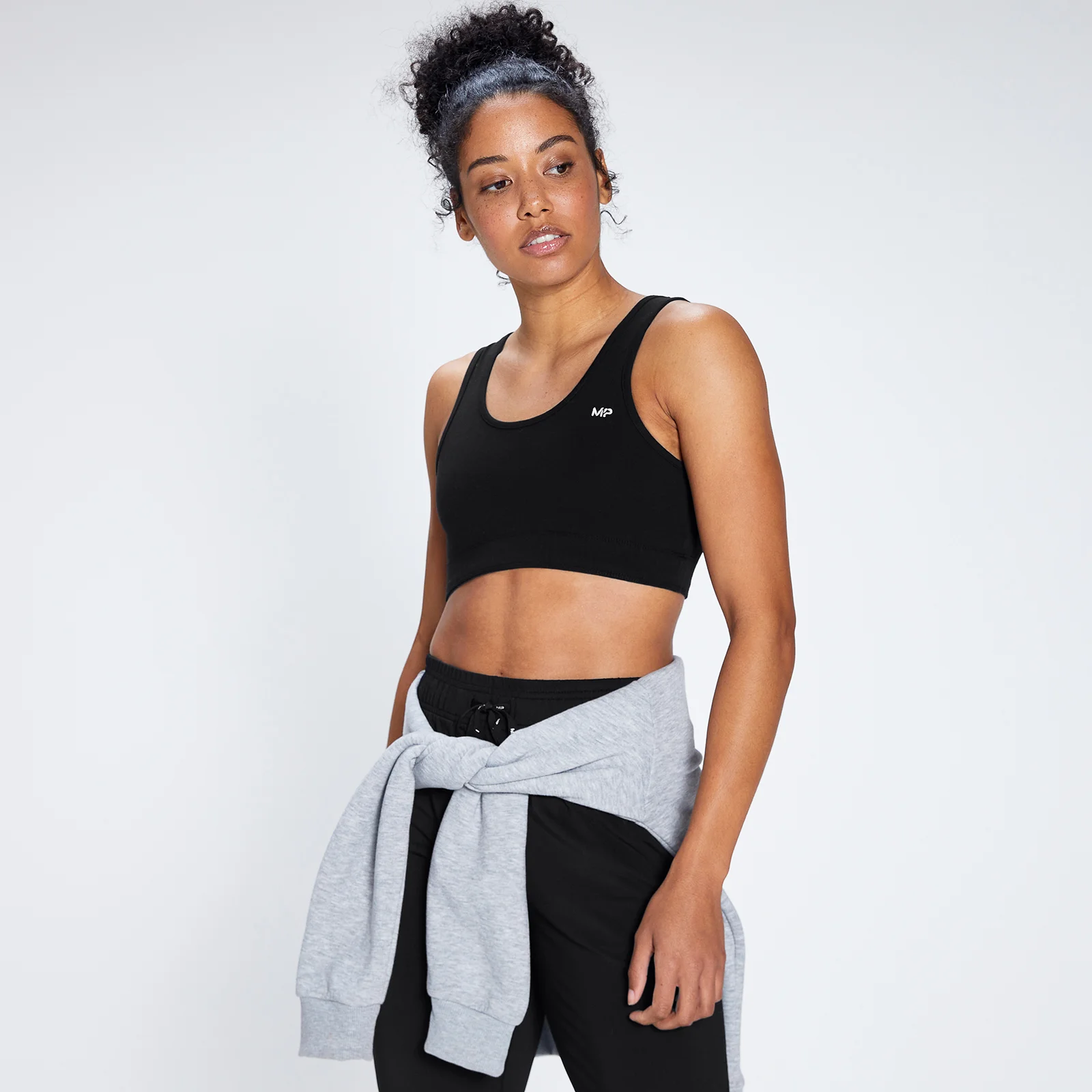 MP Women's Rest Day Wide Strap Sports Bra - Black - XXS Immagine 1