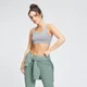 Reggiseno sportivo con spalline larghe MP Essentials da donna - Grigio mélange