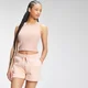 Canotta a costine corta MP da donna - Light pink
