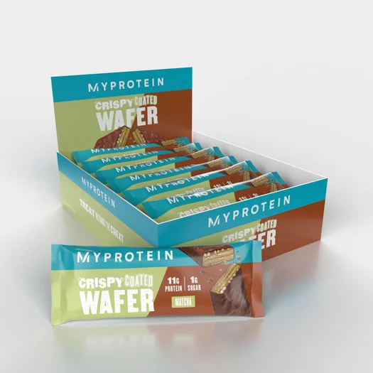 Wafer Croccante Glassato - 12x40g - Matcha