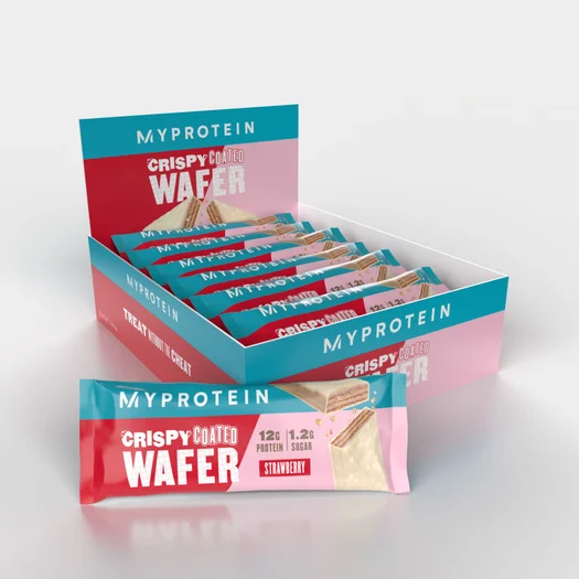 Wafer Croccante Glassato - 12x40g - Fragola