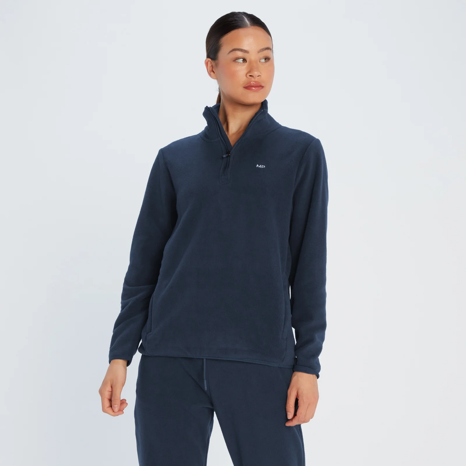MP Women's Rest Day 1/4 Zip Fleece - Navy - XXS Immagine 1