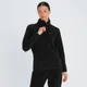 Felpa con cerniera 1/4 in pile MP Essentials da donna - Nera