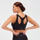 Reggiseno sportivo con taglio al laser MP Sculpt da donna - Nero