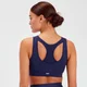 Reggiseno sportivo con taglio al laser MP Sculpt da donna - Blu navy