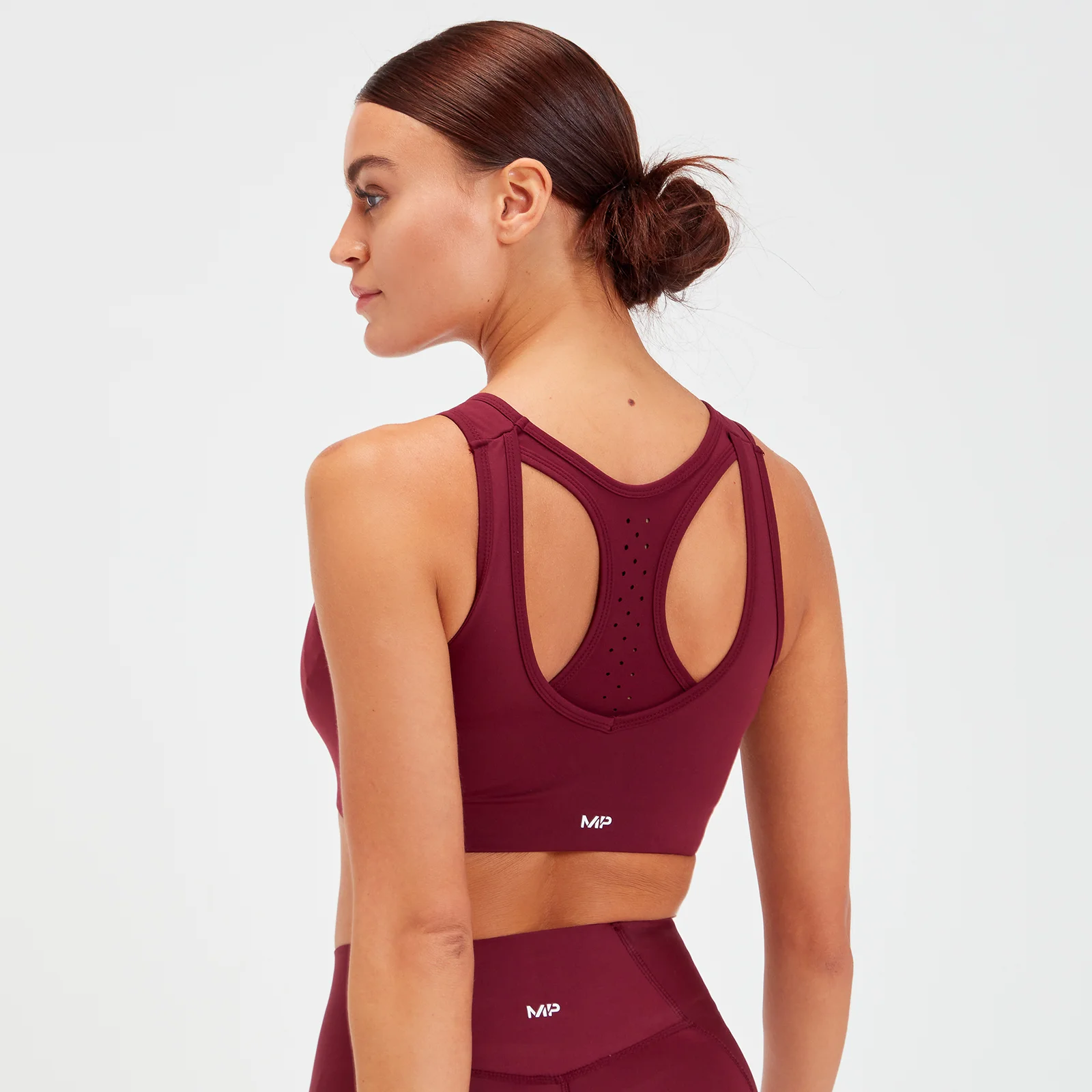 Reggiseno sportivo con taglio al laser MP Sculpt da donna - Porto - XXS Immagine 1