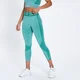 Leggings 3/4 Curve MP da donna - Verde energy