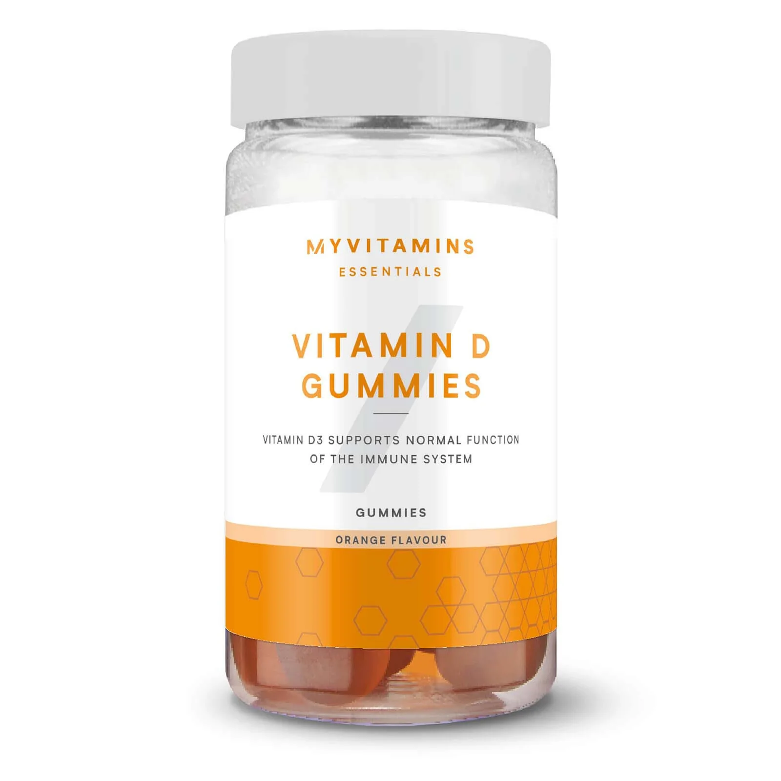 Vitamina D in Caramelle Gommose - 60porzioni - Arancia Immagine 1