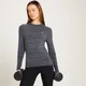 Maglia sportiva a maniche lunghe MP Performance da donna - Nero mélange
