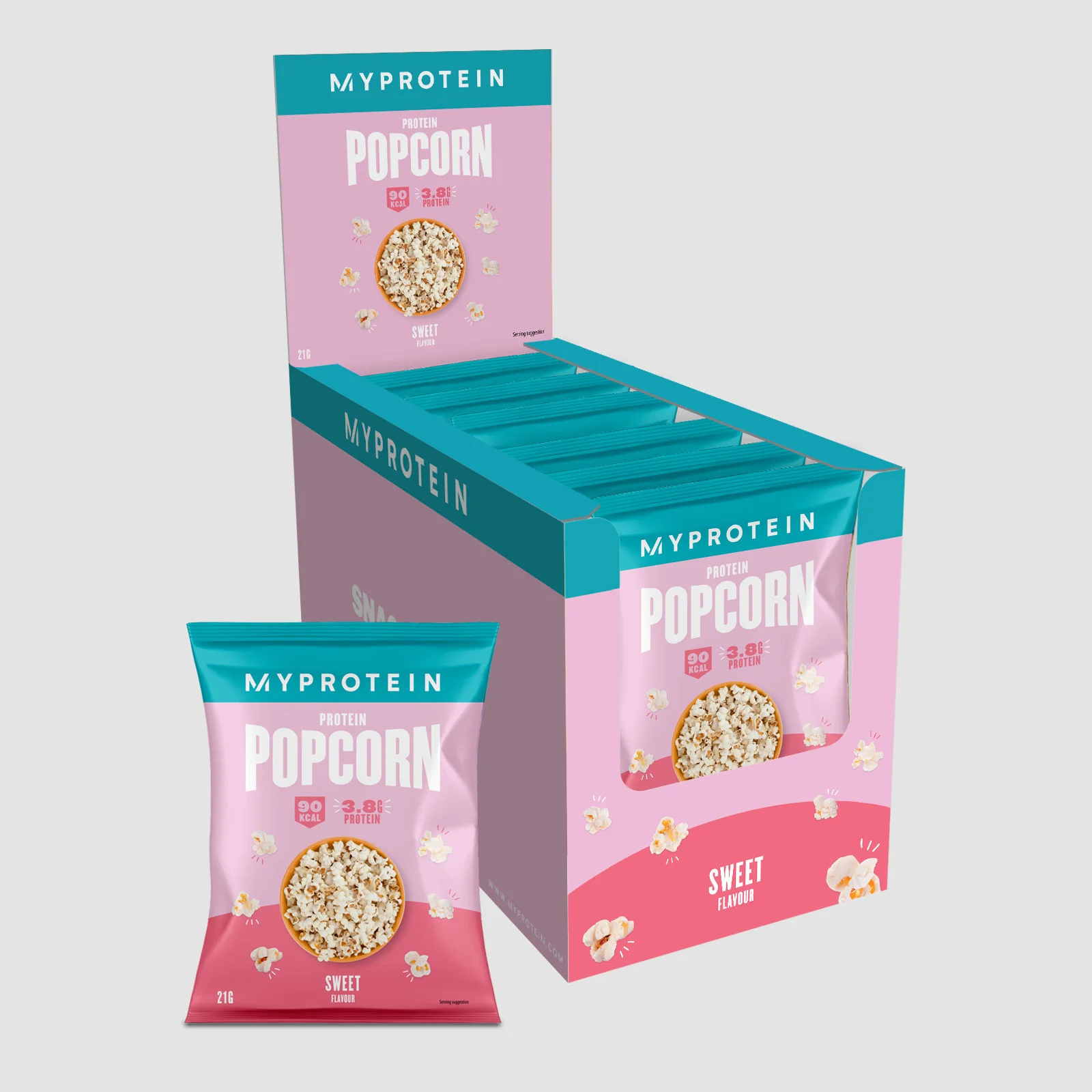 Popcorn Proteici - 6 x 21g - Sweet Immagine 1