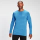 Maglia a maniche lunghe MP Performance da uom - Azzurro intenso mélange