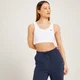 Reggiseno sportivo con spalline larghe MP da donna - Bianco