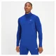 Maglia sportiva con cerniera 1/4 MP da uomo - Blu cobalto