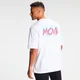 T-Shirt oversize vintage MP Move Uomo - Bianca