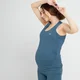 Canotta premaman MP Power da donna - Azzurro polvere