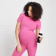 Maglia a maniche corte premaman MP Power da donna - Sangria