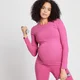Maglia a maniche lunghe premaman MP Power da donna - Sangria