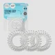 Elastico per capelli catarifrangente MP X Invisibobble® Power Reflective - Trasparente - CONFEZIONE DA 3
