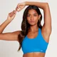 Reggiseno sportivo incrociato MP Power - Azzurro intenso