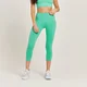 Leggings 3/4 MP Power da donna - Verde ghiaccio