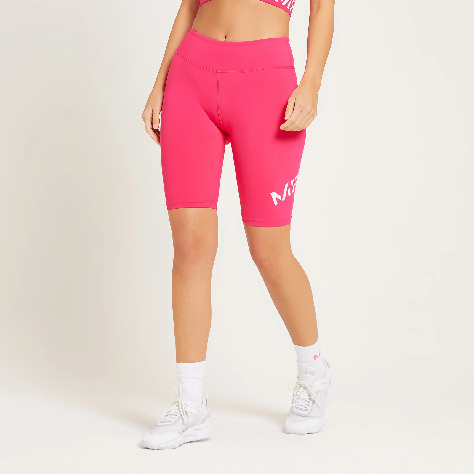 Pantaloncini da ciclismo lunghi MP da donna - Magenta - XXS Immagine 1