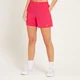 Pantaloncini sportivi in tessuto intrecciato MP da donna - Magenta