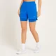 Pantaloncini sportivi 2 in 1 MP da donna - Azzurro intenso