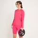 Maglia sportiva a maniche lunghe MP da donna - Magenta
