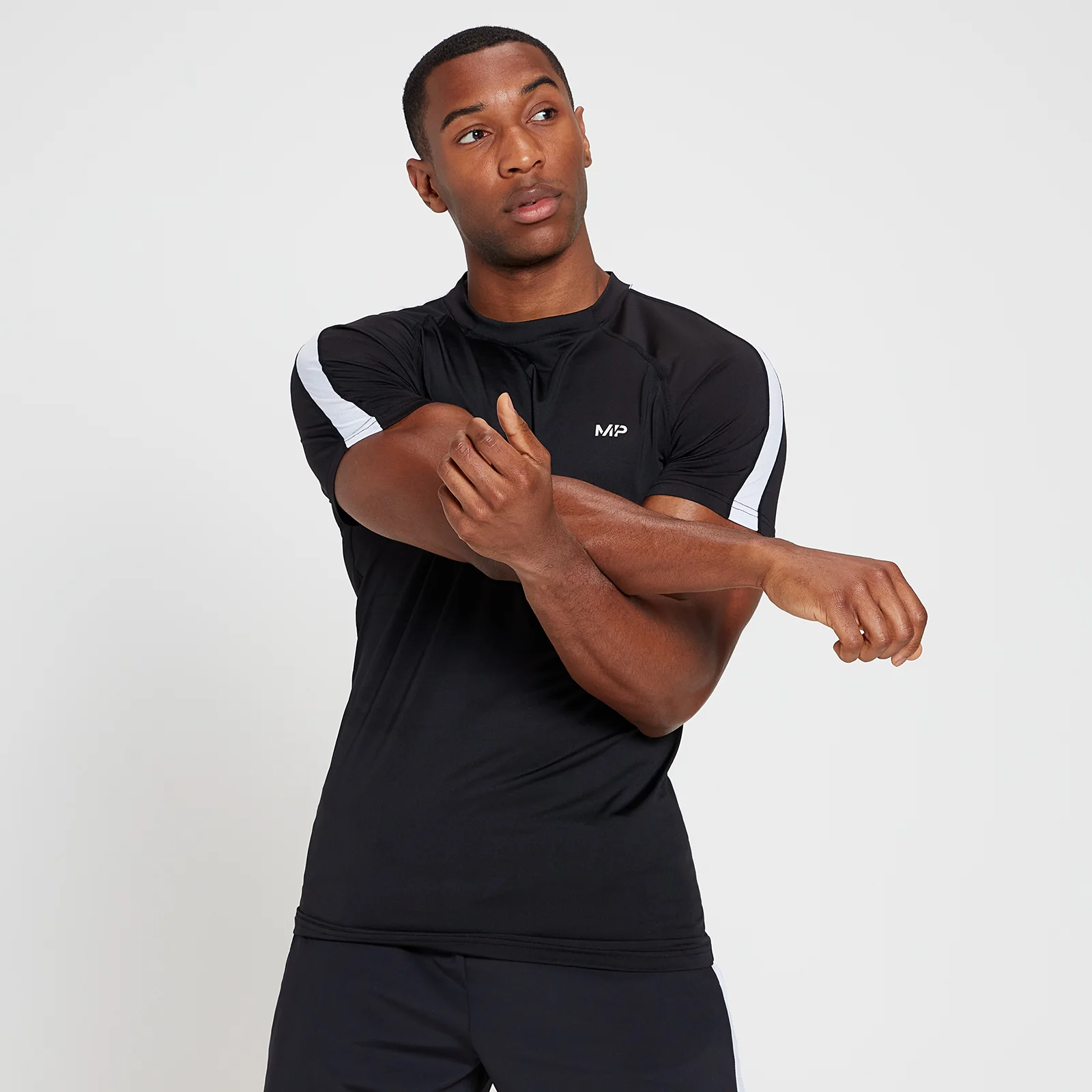 T-shirt a maniche corte MP Tempo da uomo - Nera - XS Immagine 1