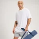 T-shirt a maniche corte oversize MP Composure da uomo - Bianca