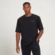 T-shirt a maniche corte oversize slavata MP Adapt da uomo - Nera