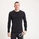 Maglia a maniche lunghe senza cuciture MP Tempo Ultra da uomo - Nero