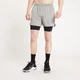 Pantaloncini 2 in 1 MP Tempo Ultra da uomo - Grigio tempesta