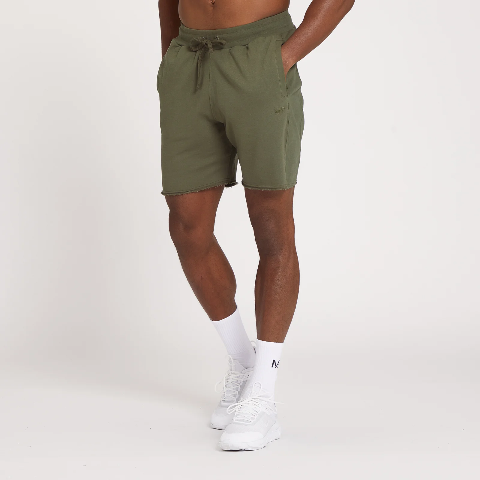 Pantaloncini sportivi MP Dynamic da uomo - Verde oliva scuro - XXS Immagine 1