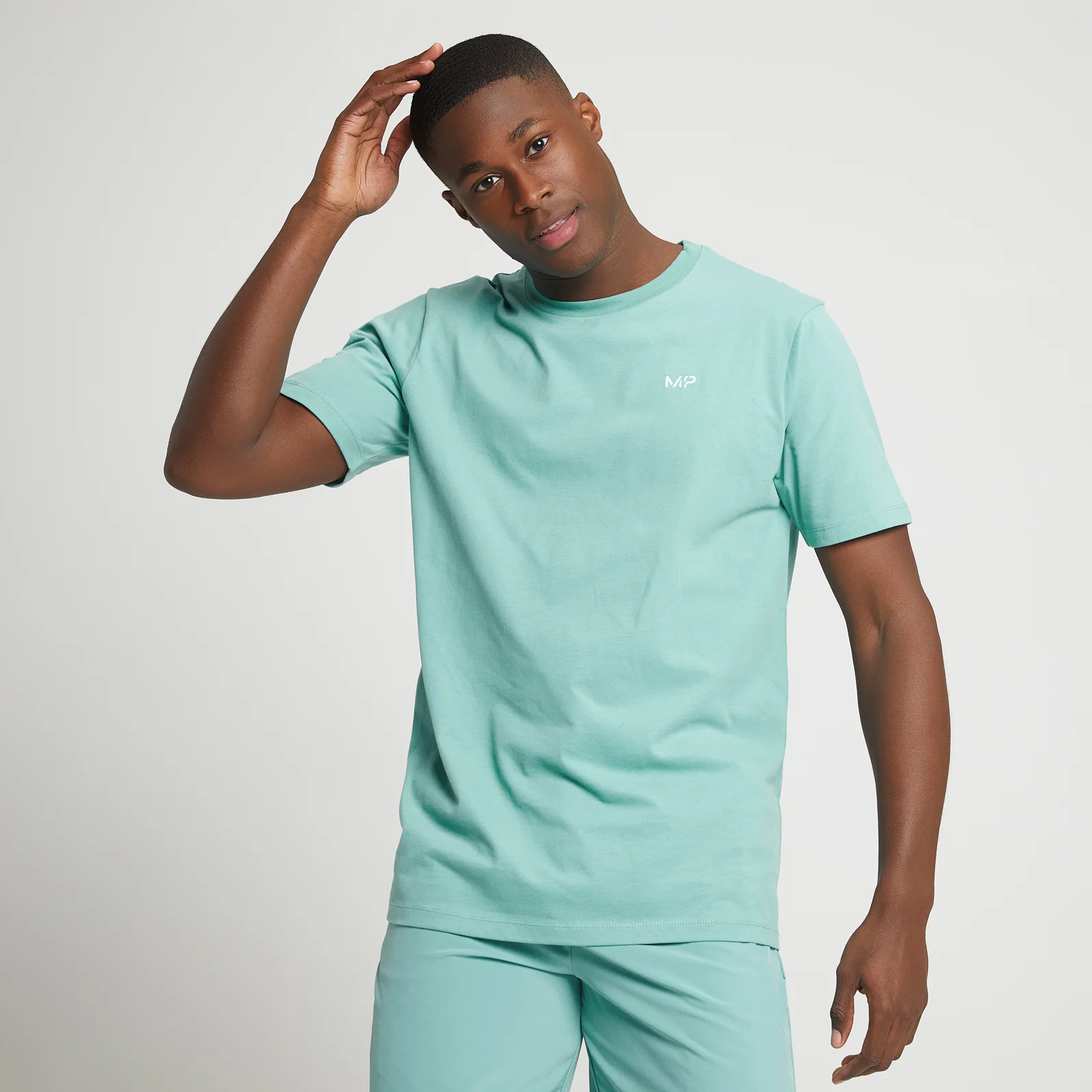 T-shirt MP da uomo - Verde fumo - XXS Immagine 1