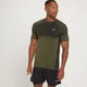 T-Shirt a maniche corte MP Essential Seamless da uomo - Verde oliva scuro mélange