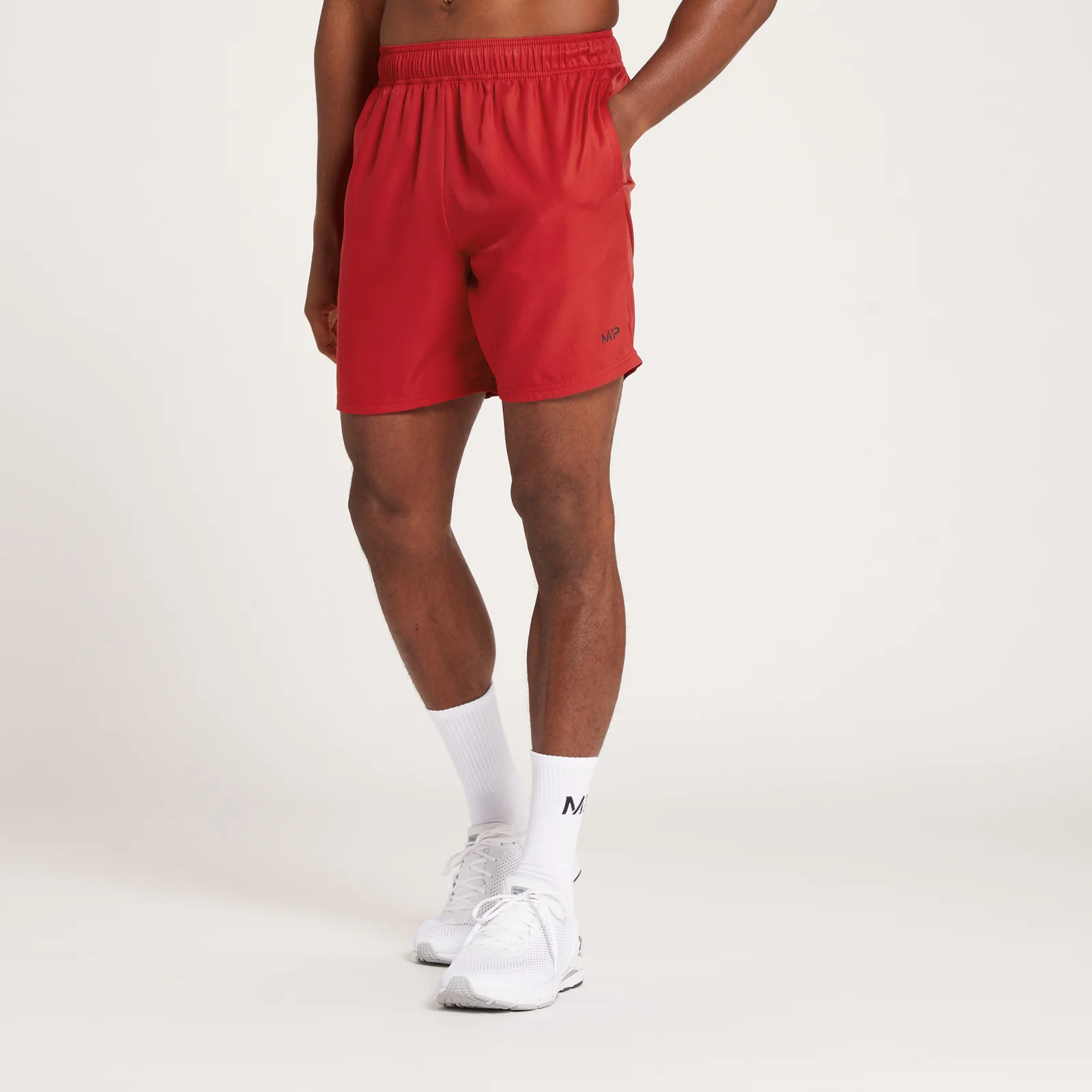 Pantaloncini sportivi con stampa MP Repeat da uomo - Vinaccia - XXS Immagine 1