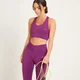 Reggiseno sportivo incrociato MP Tempo - Viola