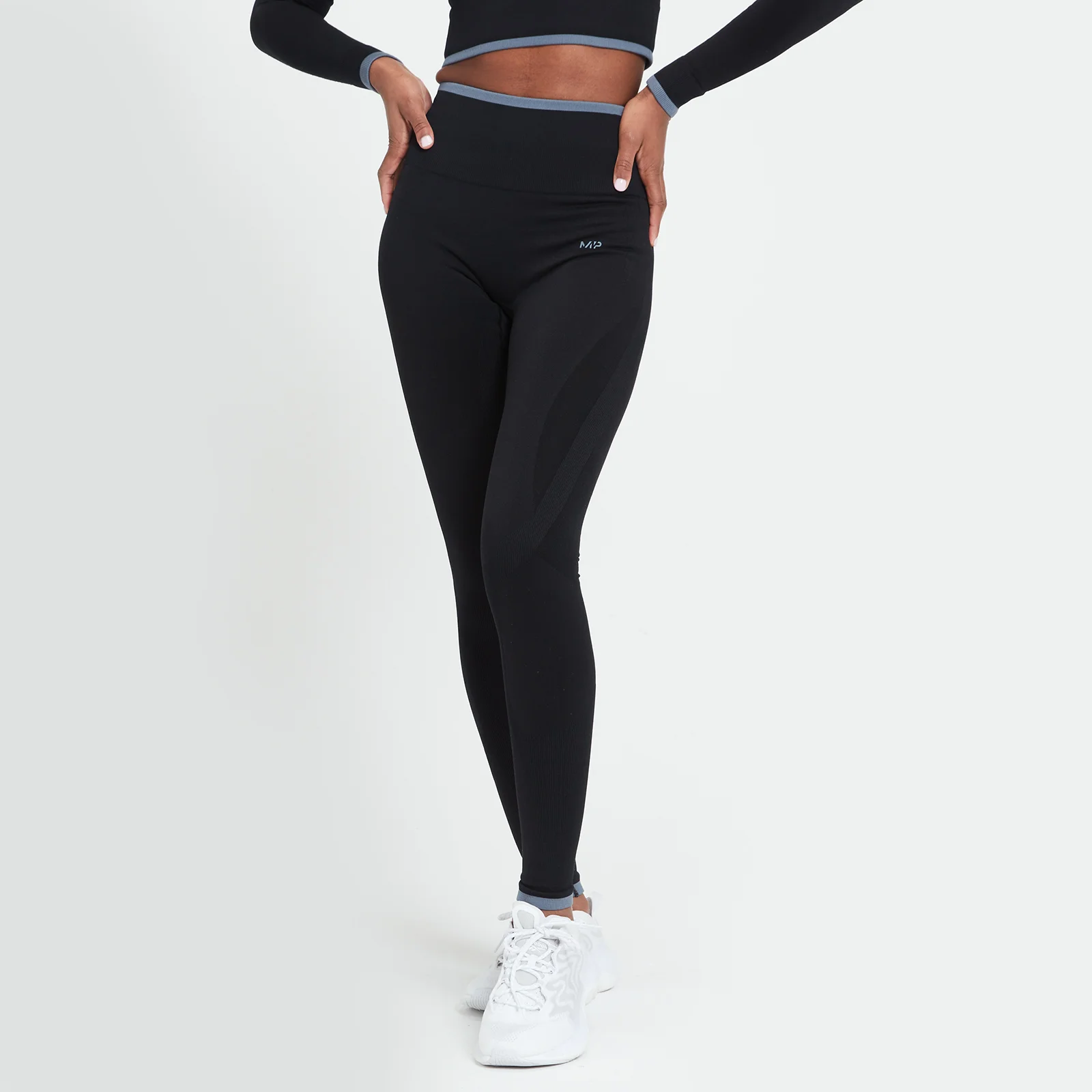 Leggings MP Adapt Seamless da donna - Neri - XXS Immagine 1