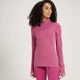 Maglia con cerniera 1/4 e vestibilità regolare MP Power Ultra da donna - Sangria