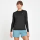 Maglia sportiva a maniche lunghe MP Run Life da donna - Nera/Bianca