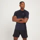 T-Shirt a maniche corte MP Essential Seamless da uomo - Nero mélange