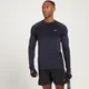 Maglia a maniche lunghe MP Essential Seamless da uomo - Nero mélange